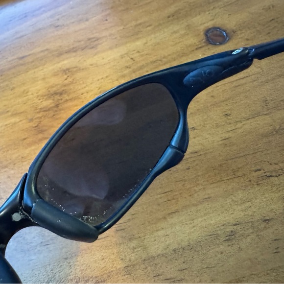 Oakley Juliet X Metal Carbon Sunglasses, Black Iridium Polarized - Picture 5 of 13